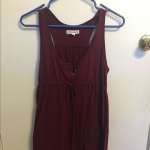 aéropostale burgundy sleeveless blouse